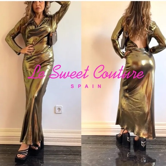 ZARA DRAPED DRESS LIMITED EDITION - Picture 4 of 14